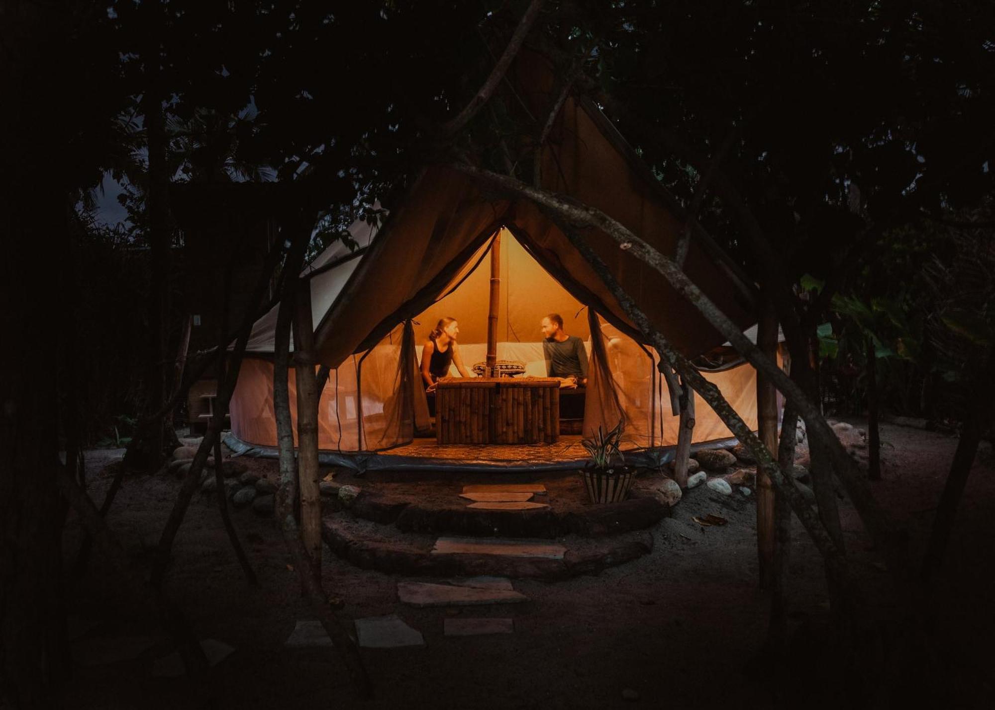 Lote 10 Glamping Hotel Guachaca ภายนอก รูปภาพ
